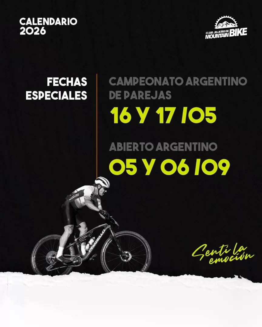 Jujuy ser� el centro del Mountain Bike nacional: conoc� todas las fechas del campeonato 2026