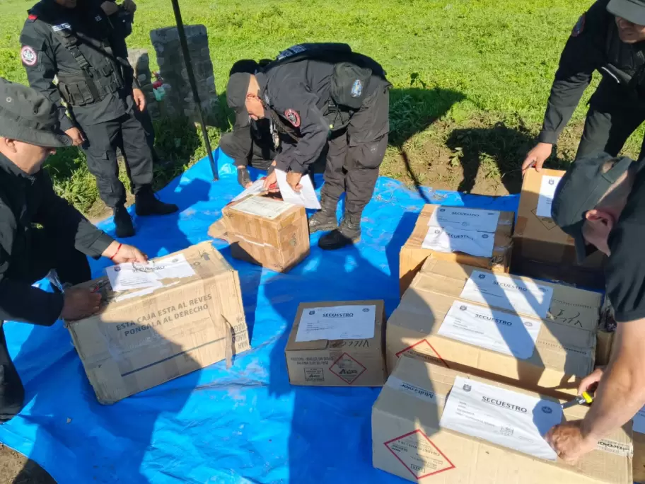 Destrucción de pirotecnia en Palpalá