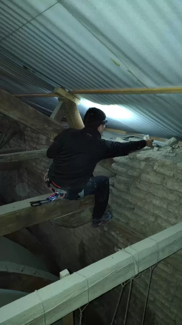 Relevamiento y trabajo en la catedral de Jujuy