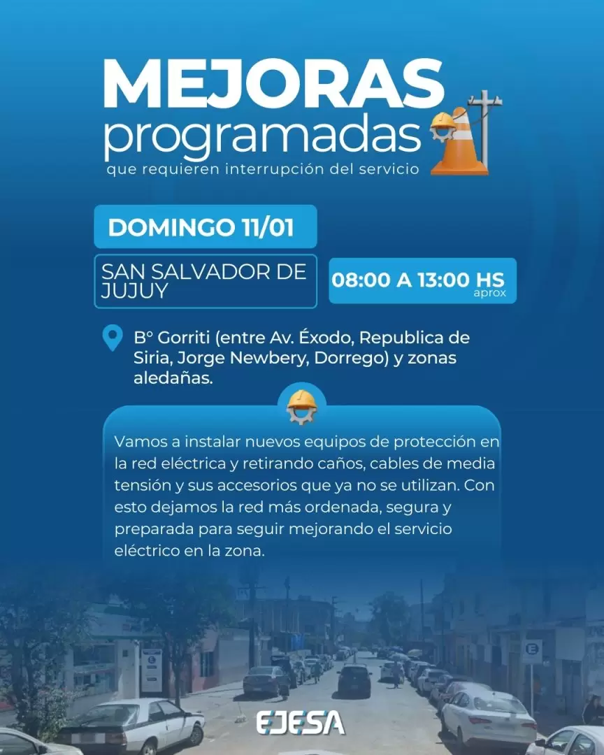 CORTE DE ENERGÍA DOMINGO
