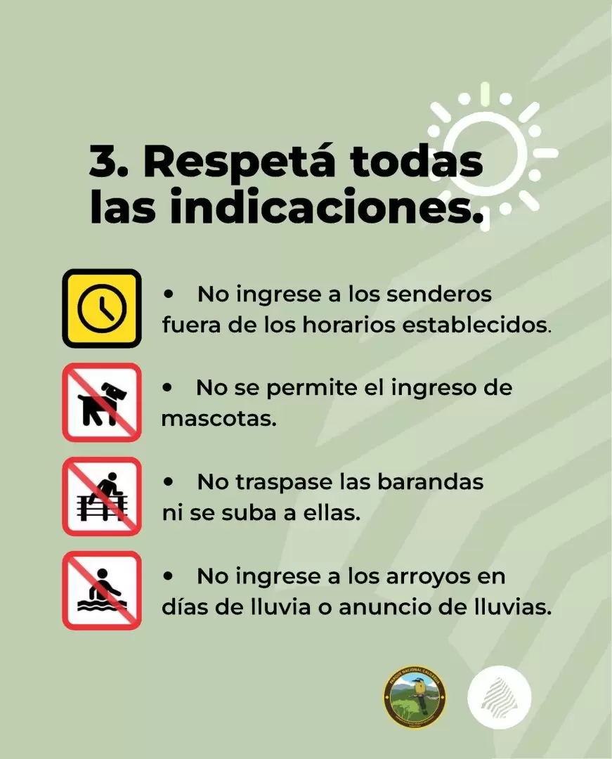 Recomendaciones para visitar el Parque Nacional Calilegua
