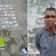 Demorado en barrio Belgrano intentó ocultar envoltorios de pasta base en su boca