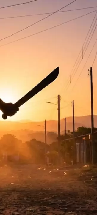 hombre con machete ilustrativa