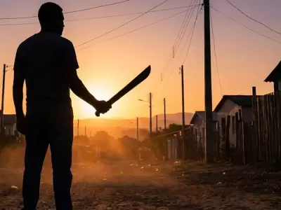 hombre con machete ilustrativa