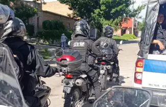 disturbios en barrio Cuyaya