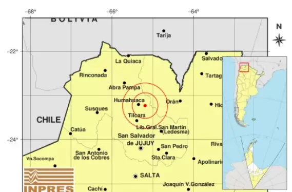 sismo quebrada 12 de enero