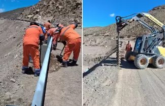 Trabajos de Vialidad Nacional en Jujuy