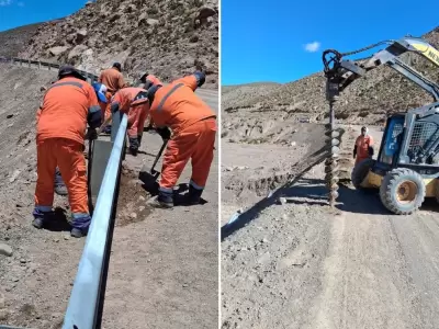 Trabajos de Vialidad Nacional en Jujuy