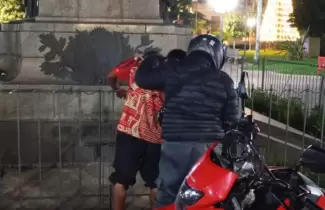 detenido plaza Belgrano