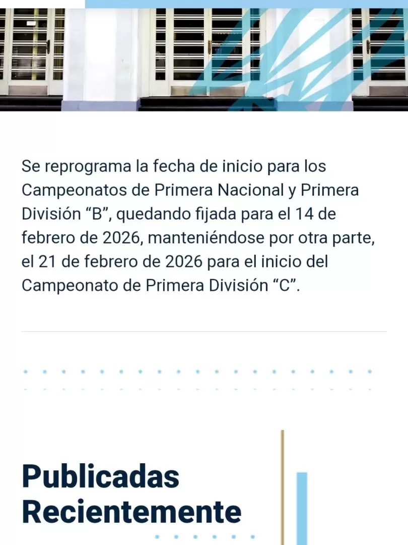 Comunicado AFA