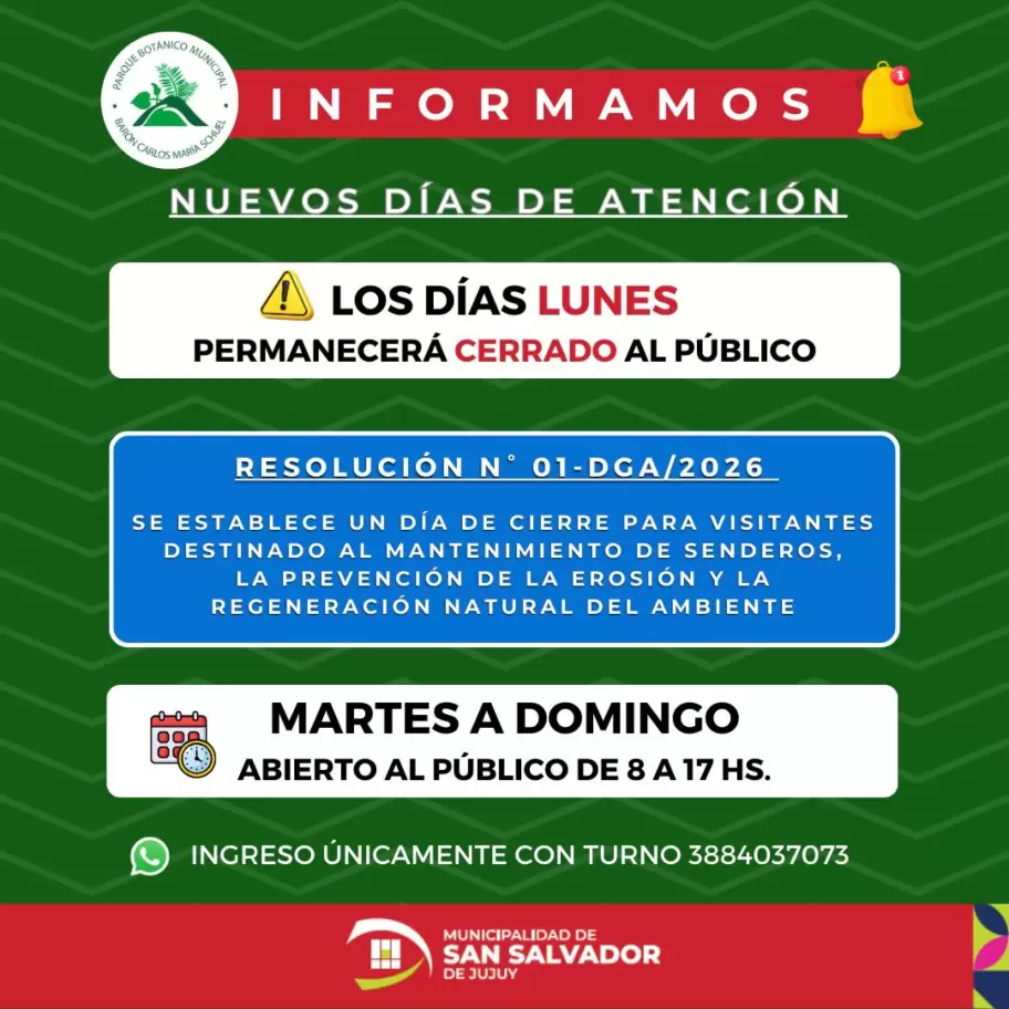 comunicado Parque Bot�nico
