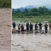 Dramático rescate en el Río Grande: trabajador se salvó de milagro
