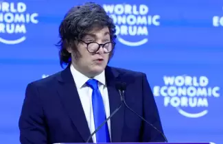 Milei en Davos