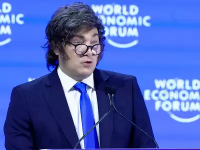Milei en Davos