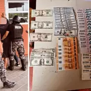 Demoraron a un hombre que tenía en su poder dólares y euros de dudosa procedencia