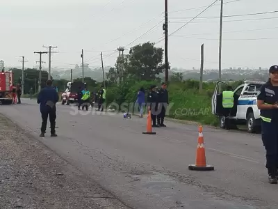 siniestro vial en Alto Comedero