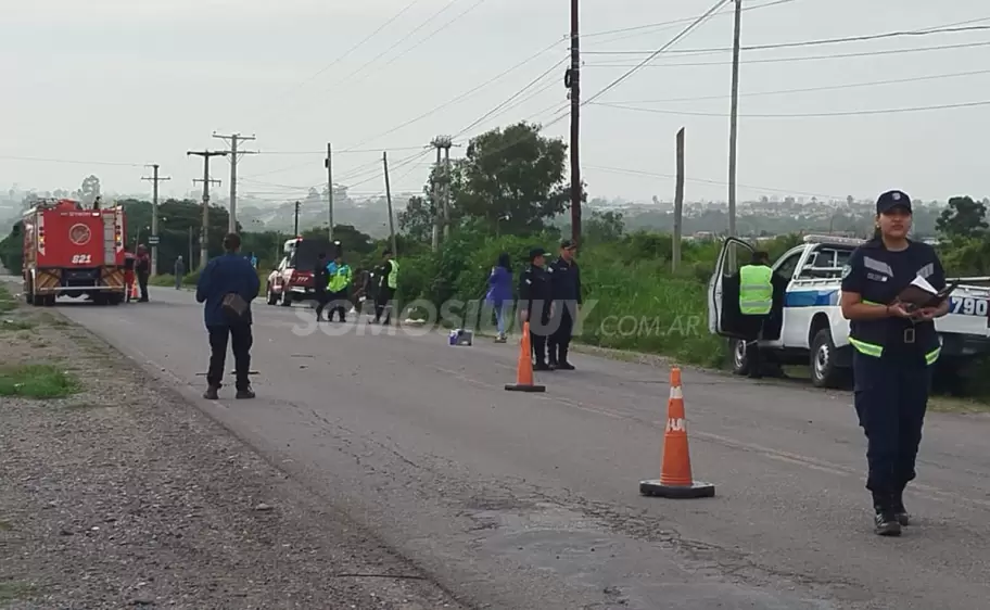 siniestro vial en Alto Comedero