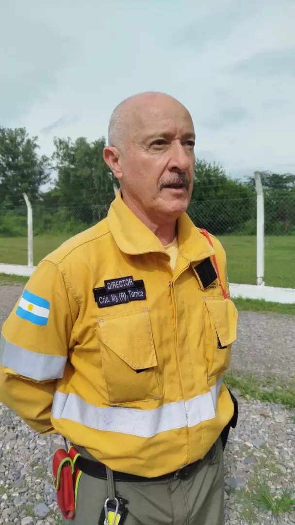 Jorge Torrico, director de la Brigada de Incendios en Vegetaciones,