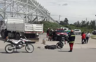 siniestro vial en avenida Forestal