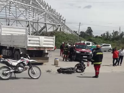 siniestro vial en avenida Forestal