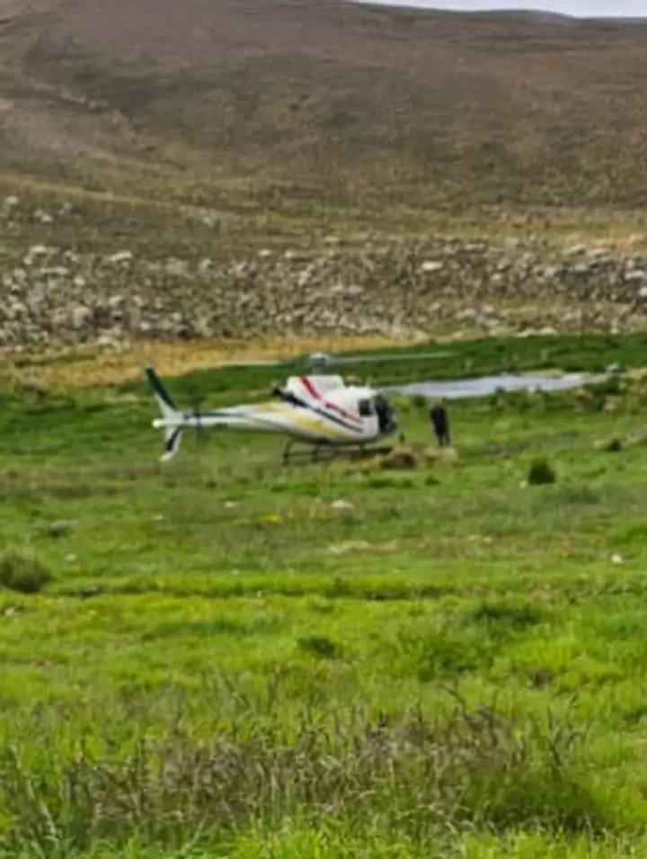 Rescate del helicóptero Same
