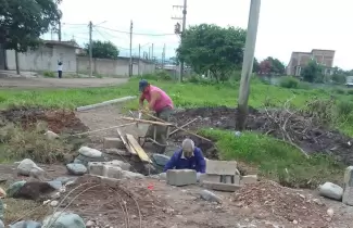 desagues pluviales en alto comedero