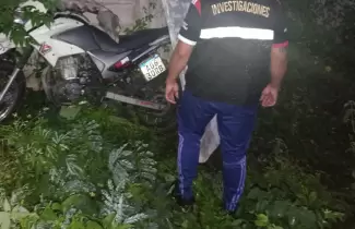 moto recuperada en barrio El Progreso