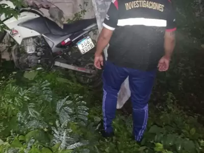 moto recuperada en barrio El Progreso