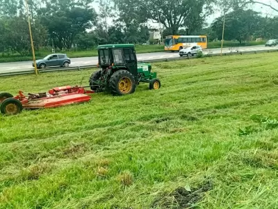 Desmalezamiento de rutas nacionales por parte de Vialidad Nacional