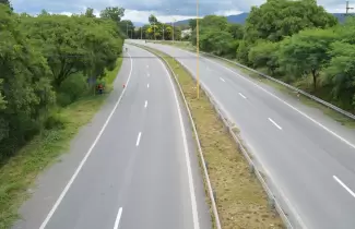 Vialidad Provincial, presente para desmalezar rutas nacionales