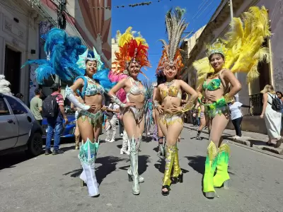 Presentaci�n de los Corsos de San Pedro en San Salvador de Jujuy