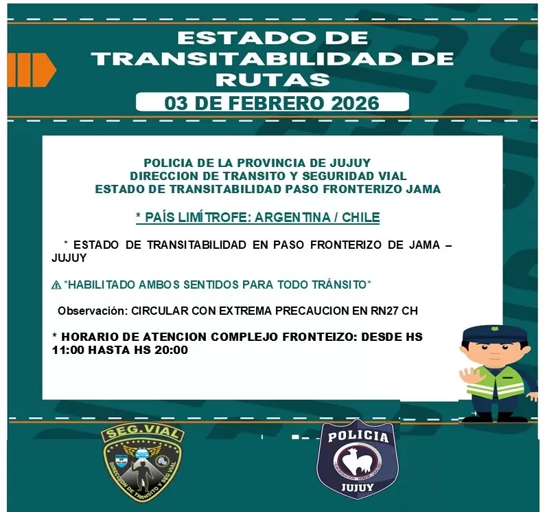 jama habilitado martes 3 de febrero