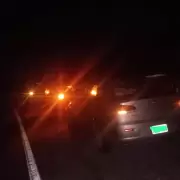 Automovilistas denuncian roturas y falta de iluminación en la ruta de El Carmen a El Ceibal