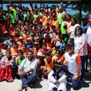 Con la presencia de Carlos Sadir, cerraron las colonias de vacaciones en Alto Comedero
