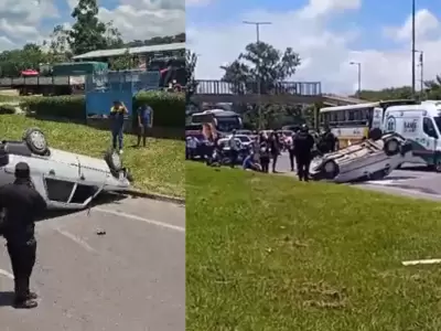 vuelco en avenida savio