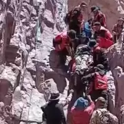 Rescataron a un adulto mayor lesionado en una zona rural de Tilcara