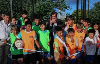 sadir inauguracion polideportivo