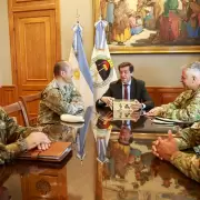 Las autoridades del Ej�rcito Argentino en Jujuy y Salta visitaron al gobernador Sadir