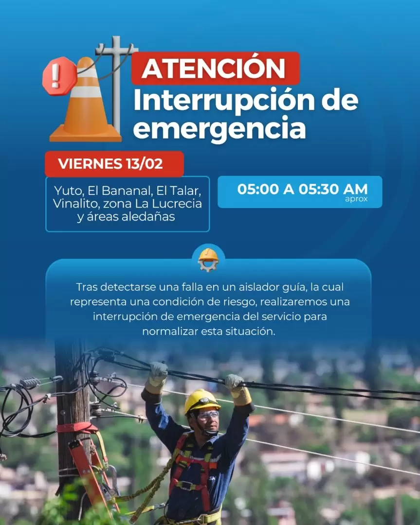 corte de emergencia