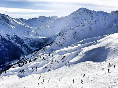 los alpes nieve
