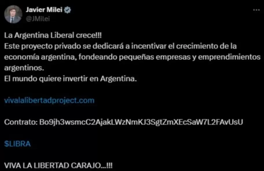 twitter milei