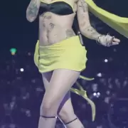 Cazzu brilló junto a Bad Bunny en una noche histórica en el Monumental