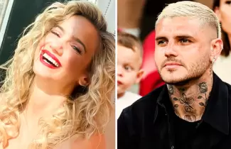 La periodista Nazarena Di Serio mostr� su celular en vivo tras ser vinculada con Mauro Icardi
