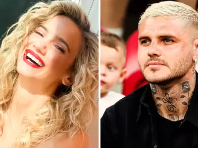 La periodista Nazarena Di Serio mostr� su celular en vivo tras ser vinculada con Mauro Icardi
