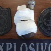 Hallaron un artefacto de uso militar en una vivienda de Alto Comedero
