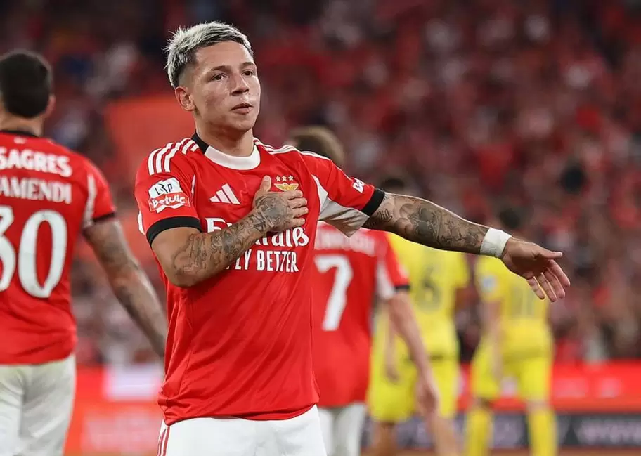Pese a su corta edad, Prestianni es una de las figuras del Benfica