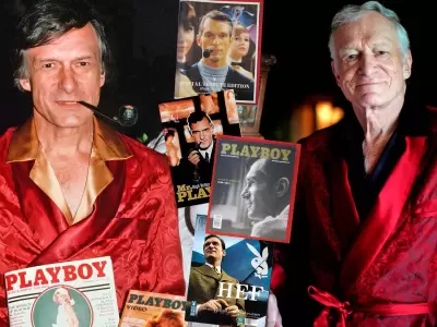 Esc�ndalo mundial: revelan que Hugh Hefner, el creador de Playboy, acumulaba fotos de chicas menores