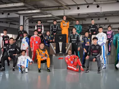 La foto oficial de todos los pilotos de la F�rmula 1