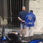 Demoraron a un hombre con una moto con pedido de secuestro