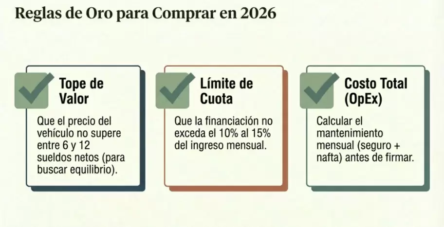Las reglas de oro para comprar un auto sin descuidar la economía